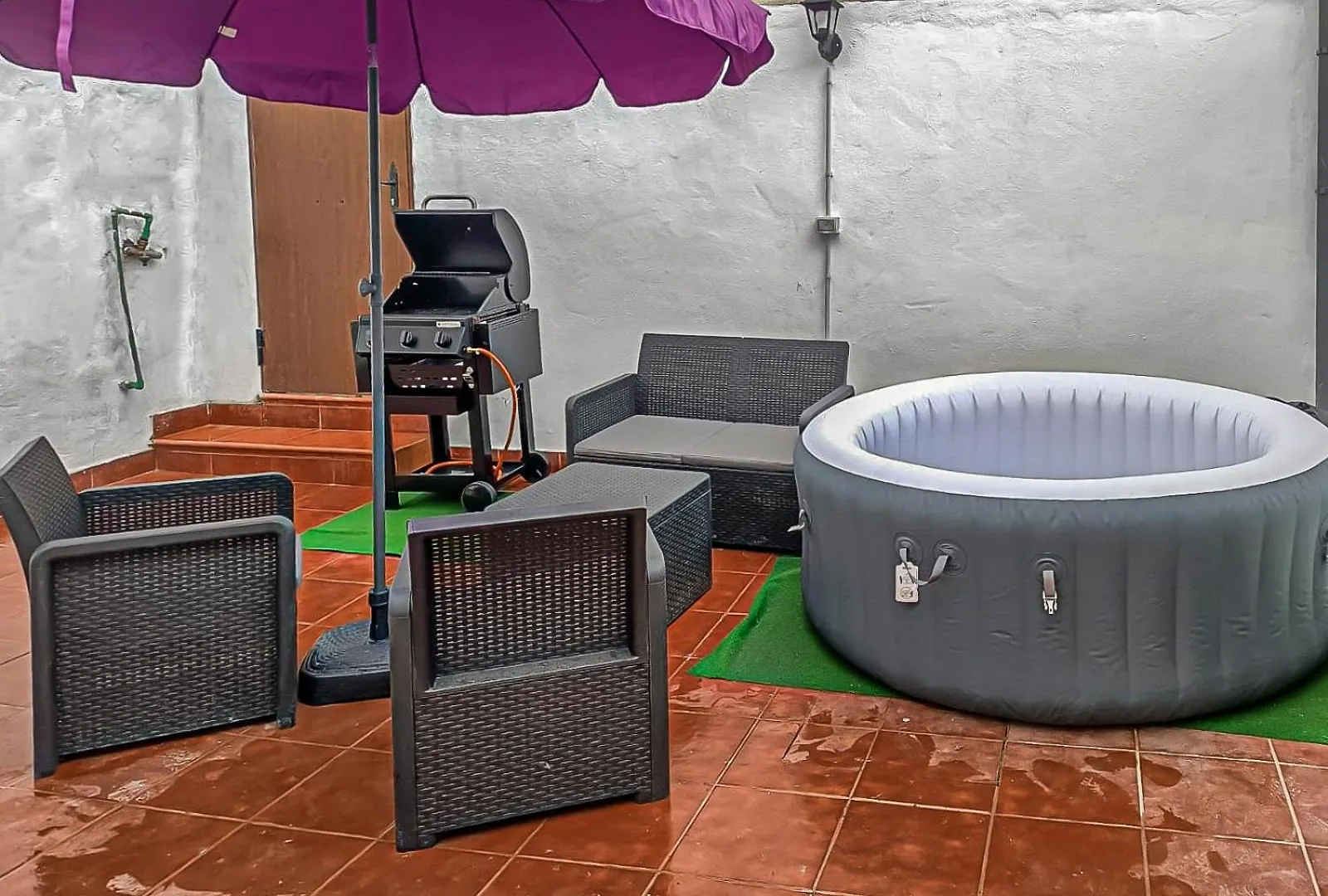 アパート ベガ・デ・サン・マテオTabaiba Rustic Getaway With Jacuzziアパートメント スペイン